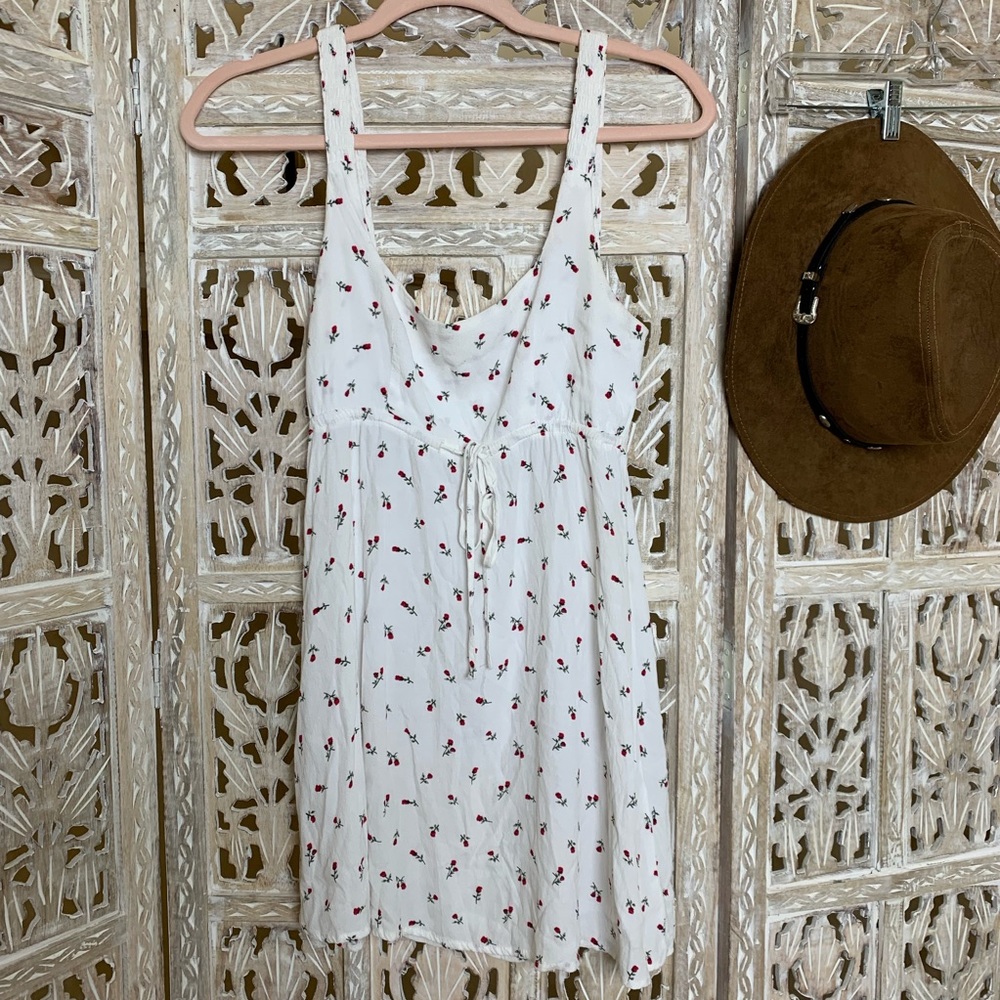 WHITE CHERRY SUNDRESS
